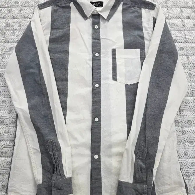 [BUNJANG] A.P.C. Striped Shirt / A.P.C. 아페쎄 스트라이프 셔츠 95