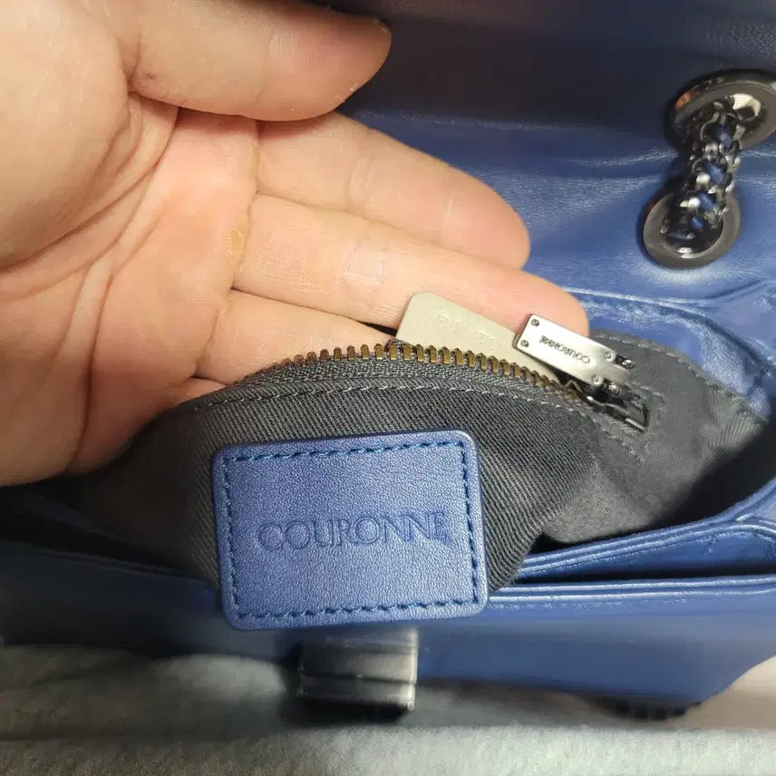 [BUNJANG] Couronne Quilted Lambskin Chain Bag / 상태A 쿠론 양가죽 퀼팅 체인백 숄더백 크로스백