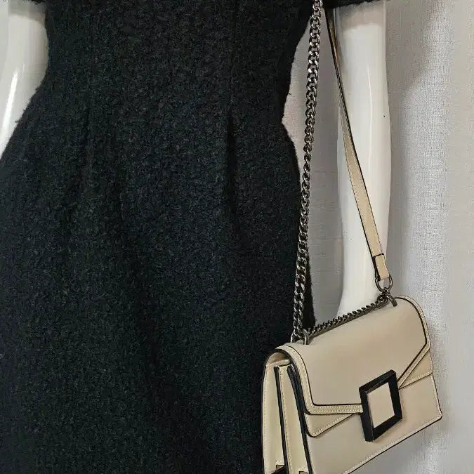 [BUNJANG] Black Wool Dress, Mint Condition / 상태굿 검정 모직 원피스