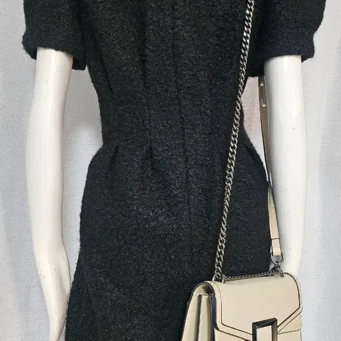 [BUNJANG] Black Wool Dress, Mint Condition / 상태굿 검정 모직 원피스