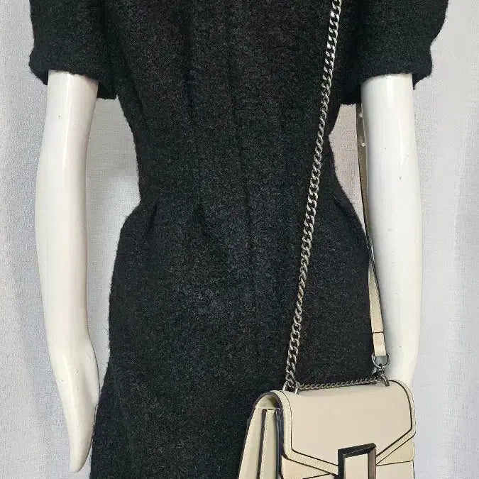 [BUNJANG] Black Wool Dress, Mint Condition / 상태굿 검정 모직 원피스