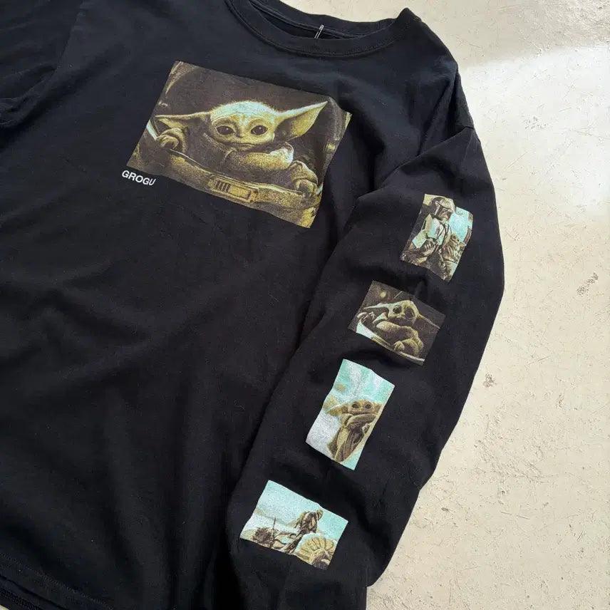 [BUNJANG] Star Wars Vintage Long Sleeve L / 스타워즈 오피셜 빈티지 롱슬리브 L