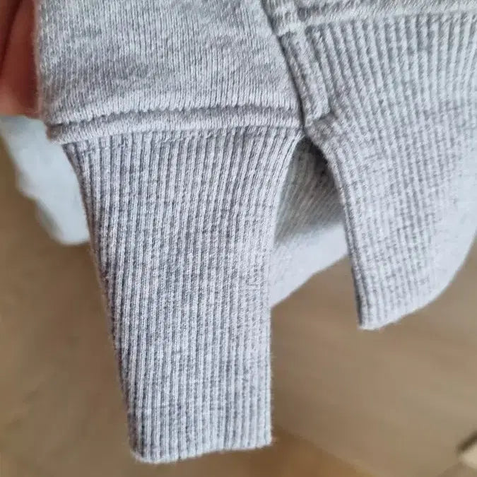 [BUNJANG] G-Cut Gray Half-Zip Sweatshirt / 지컷 그레이 하프집업 맨투맨