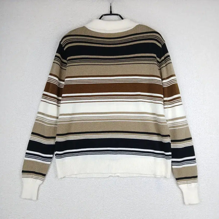 [BUNJANG] avec el Stripe Collar Cardigan / avec el 여성 스트라이프 카라 가디건(F)