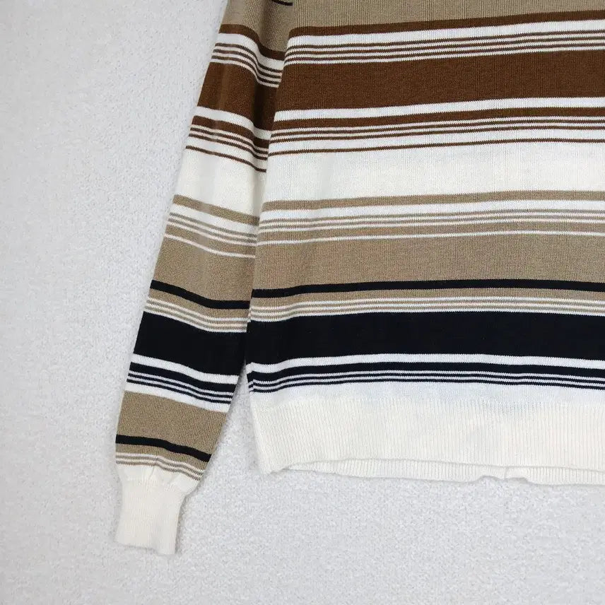 [BUNJANG] avec el Stripe Collar Cardigan / avec el 여성 스트라이프 카라 가디건(F)