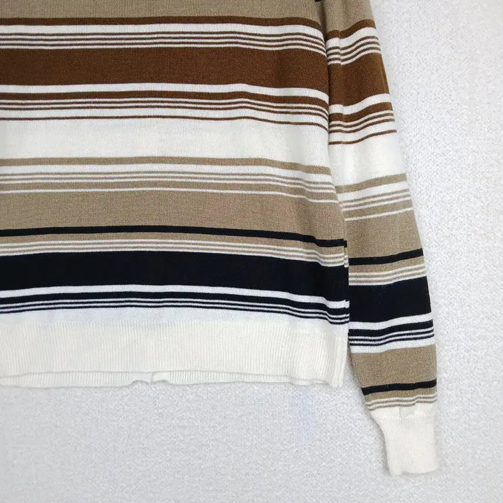 [BUNJANG] avec el Stripe Collar Cardigan / avec el 여성 스트라이프 카라 가디건(F)