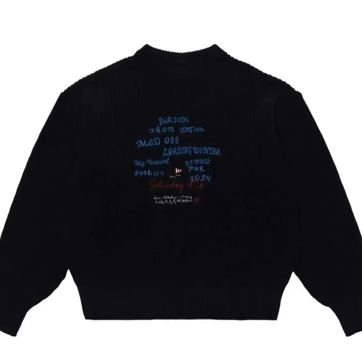 [BUNJANG] STU Embroidered Knit L / STU엠브로더리 니트 L