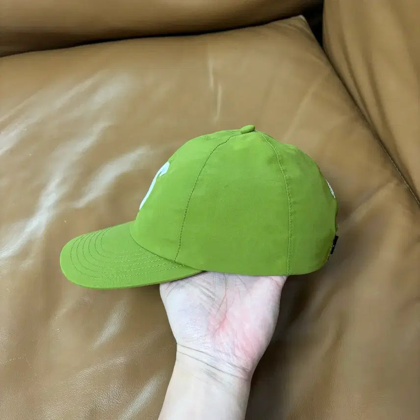 [SOLD OUT] 슈프림 S로고 6패널 볼캡 모자 고어텍스 올리브 그린