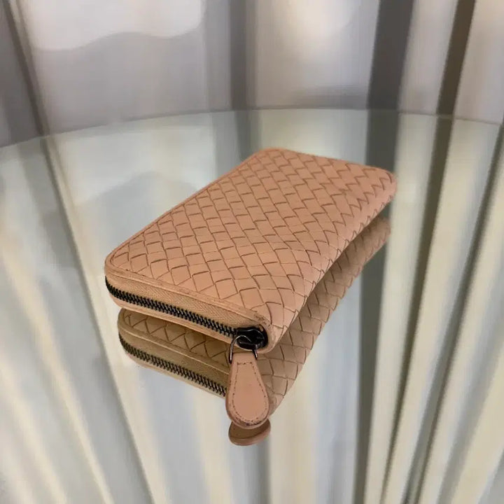 [BUNJANG] Bottega Veneta Intrecciato Zip Around Long Wallet / 보테가베네타 인트레치아토 지퍼돌이 장지갑