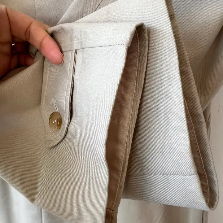 [BUNJANG] Burberry Women's Beige Gabardine Mac Coat / 버버리 여성 베이지 개버딘맥코트 간절기싱글코트