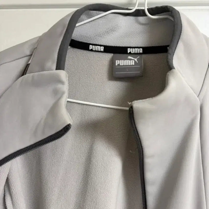 [BUNJANG] Puma Gray Zip-Up Jacket (Size L) / 푸마 남성 안감 기모 그레이 집업