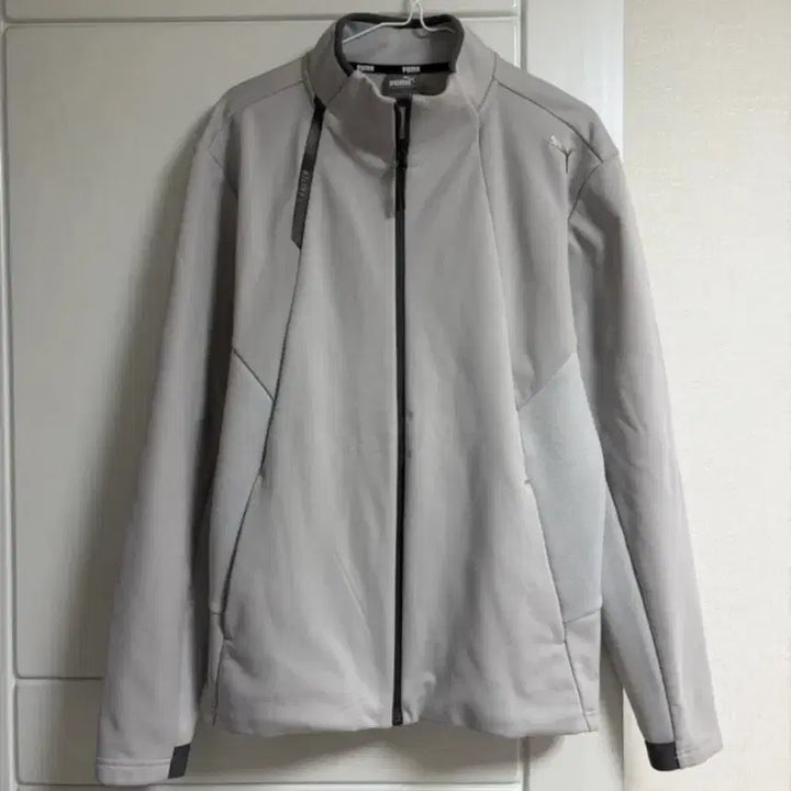 [BUNJANG] Puma Gray Zip-Up Jacket (Size L) / 푸마 남성 안감 기모 그레이 집업