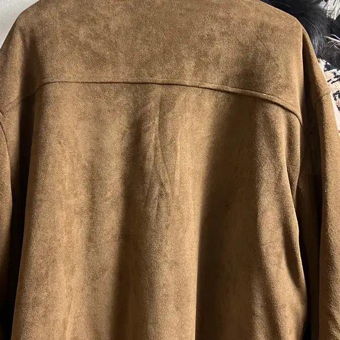 [BUNJANG] Bohse Suede Jacket Brown L / 보세 스웨이드 자켓 브라운