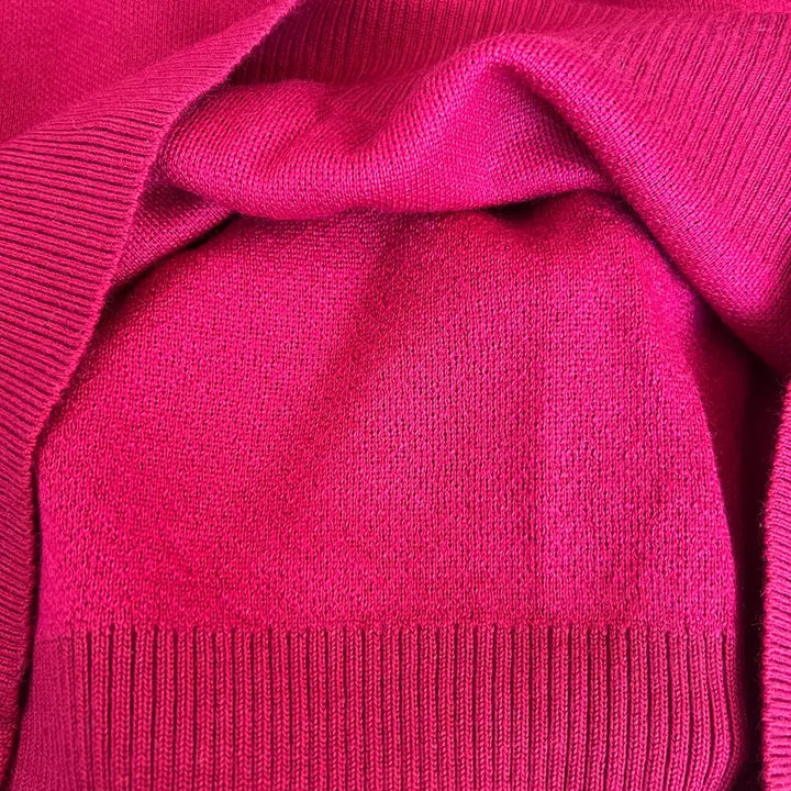 [BUNJANG] Adabat Men's Burgundy Red Golf Knit Sweater 105 / 아다바트 adabat 남성  버건디레드 골프니트 카라울니트 105