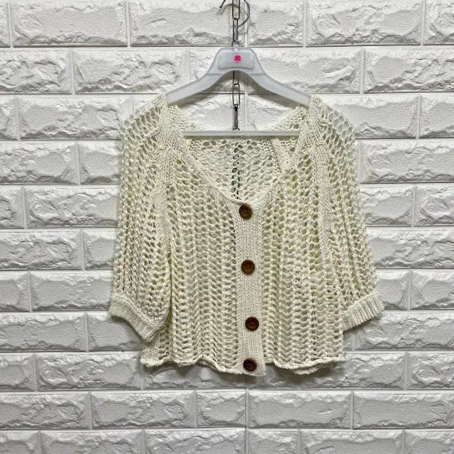 [BUNJANG] Summer Knit Cardigan / ㅂ282 여름 니트 가디건