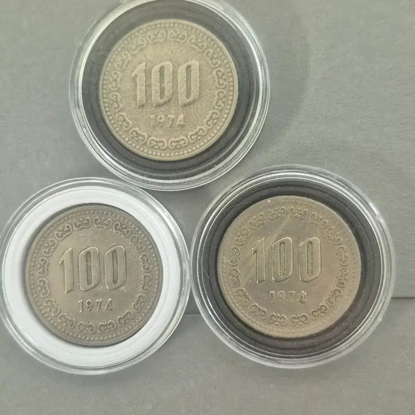 [BUNJANG] 1970s 100 Won Coin Bundle Set / 1970년대 100주화 사용제 5~6개 10.000