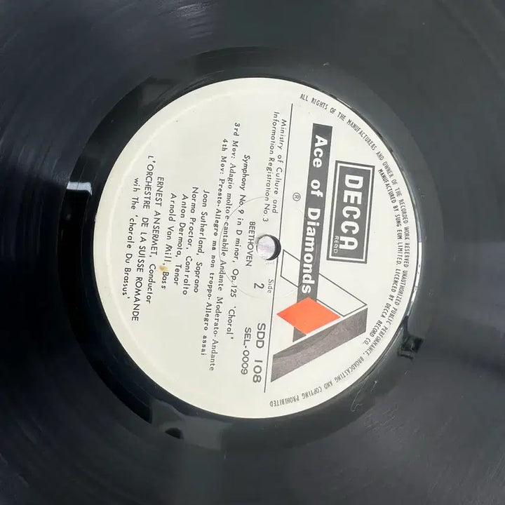 [BUNJANG] Beethoven Symphony No. 9 "Choral" LP / 빈티지 베토벤 교향곡 9번 '합창' (DECCA 명반)팝니다