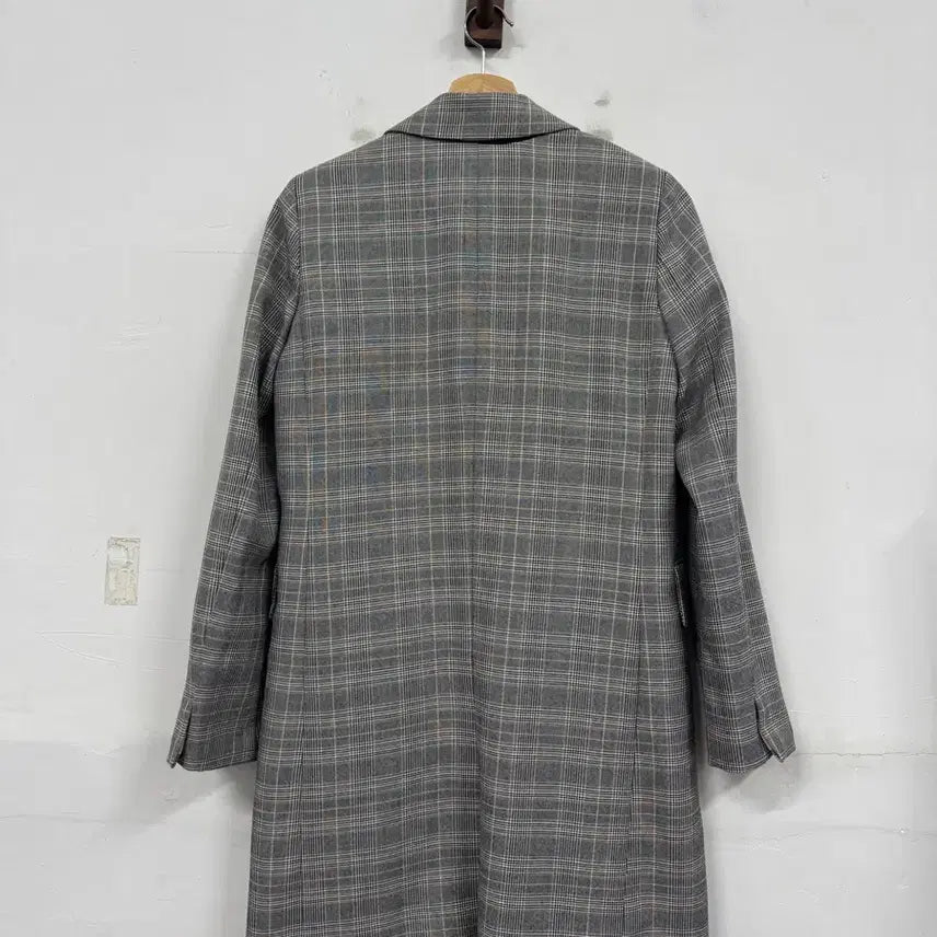 [BUNJANG] Visit in New York Checkered Long Jacket / (55)비지트인뉴욕 체크 롱자켓 택새상품