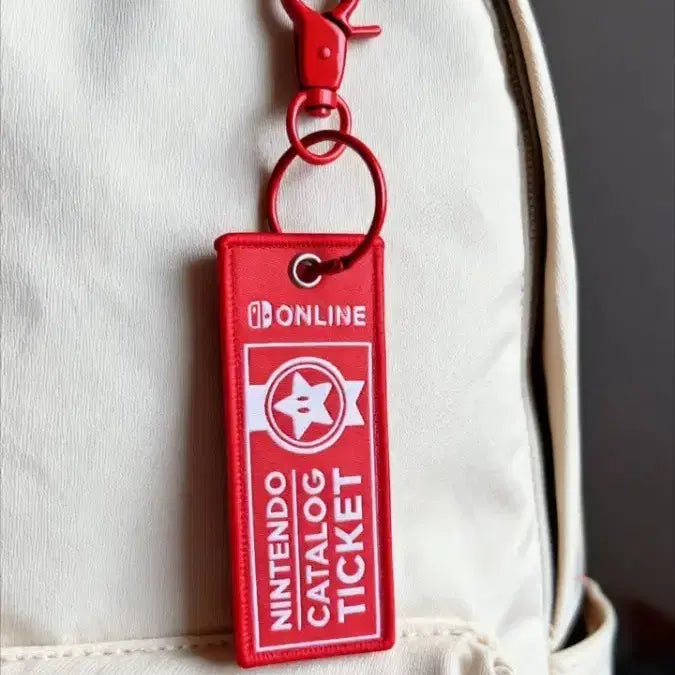 [BUNJANG] Nintendo Ticket Keyring / 닌텐도 티켓 키링 새상품