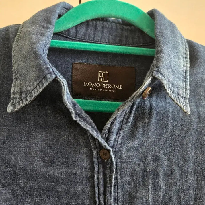 [BUNJANG] Monochrome Denim Shirt / 모노크롬 데님셔츠