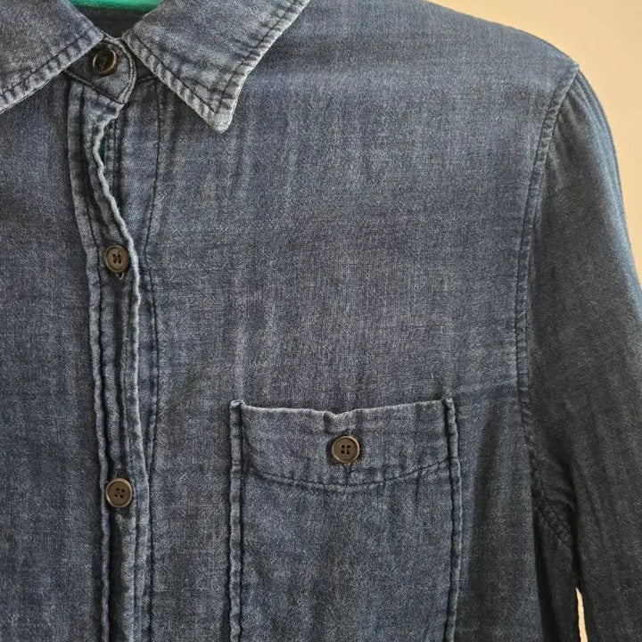 [BUNJANG] Monochrome Denim Shirt / 모노크롬 데님셔츠