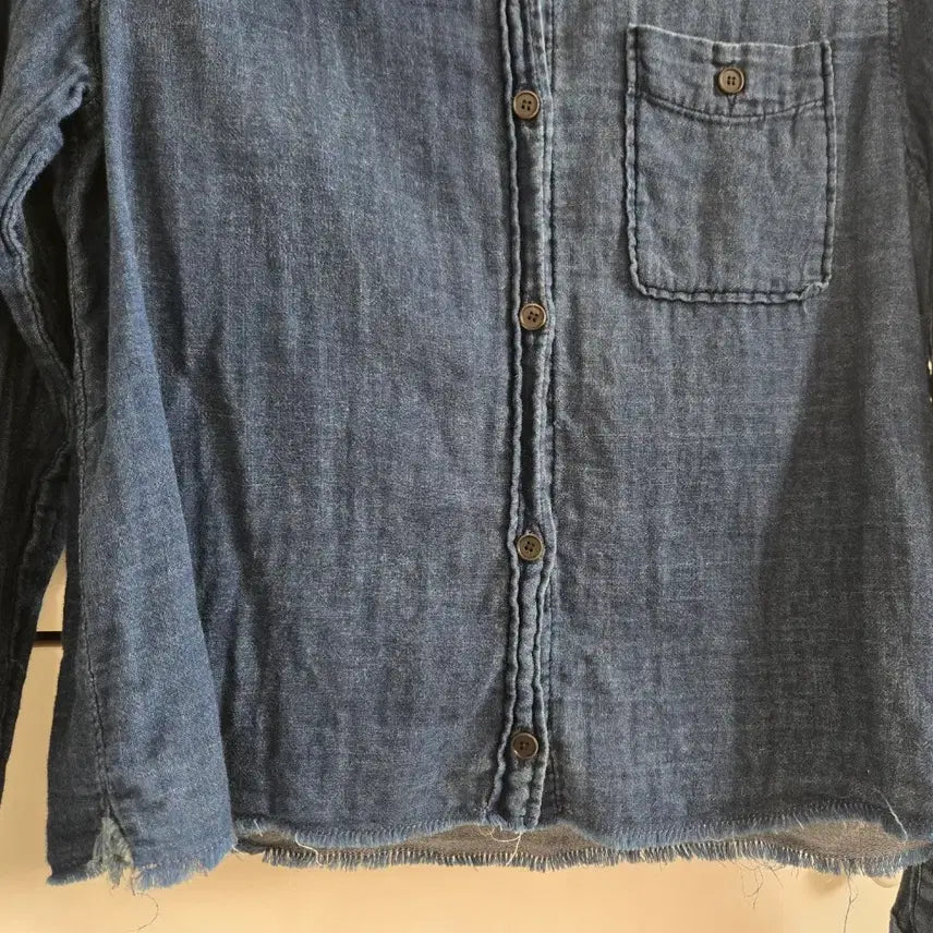 [BUNJANG] Monochrome Denim Shirt / 모노크롬 데님셔츠