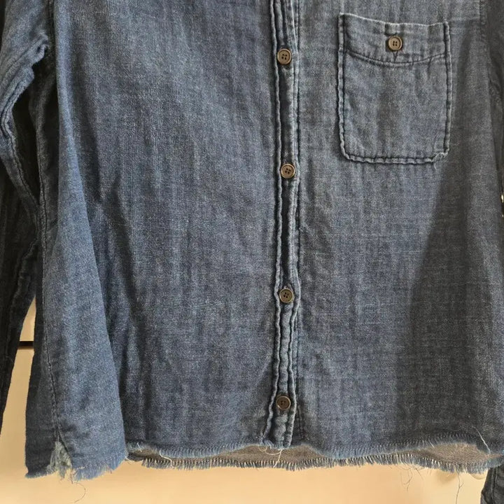 [BUNJANG] Monochrome Denim Shirt / 모노크롬 데님셔츠