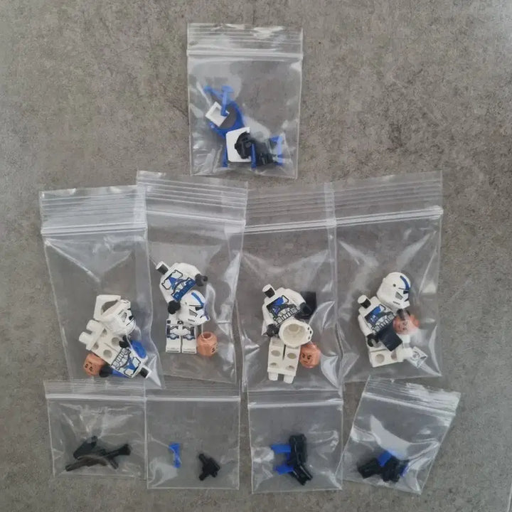 [BUNJANG] LEGO Star Wars 501st Legion Clone Troopers Minifigures Bundle / (새제품) 레고 스타워즈 501 군단 클론 트루퍼 미니피규어 4개 일괄