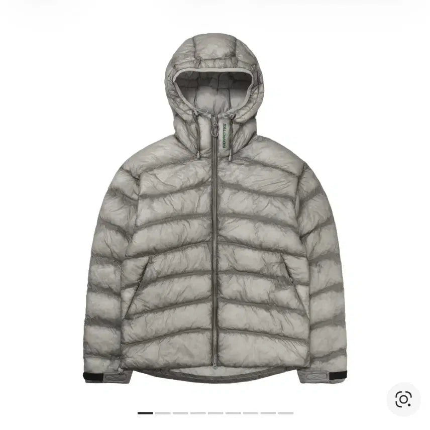 [BUNJANG] Salomon UNI Cross Insulation Jacket Light Grey S / [새상품] 살로몬 UNI 크로스 인슐레이션 자켓 라이트그레이 S