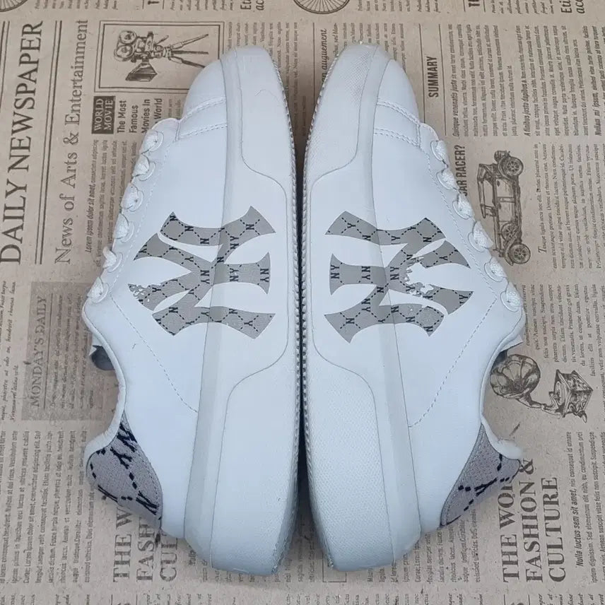 [BUNJANG] MLB Chunky Classic Heel Monogram 230 / MLB 청키클래식 힐모노그램 230