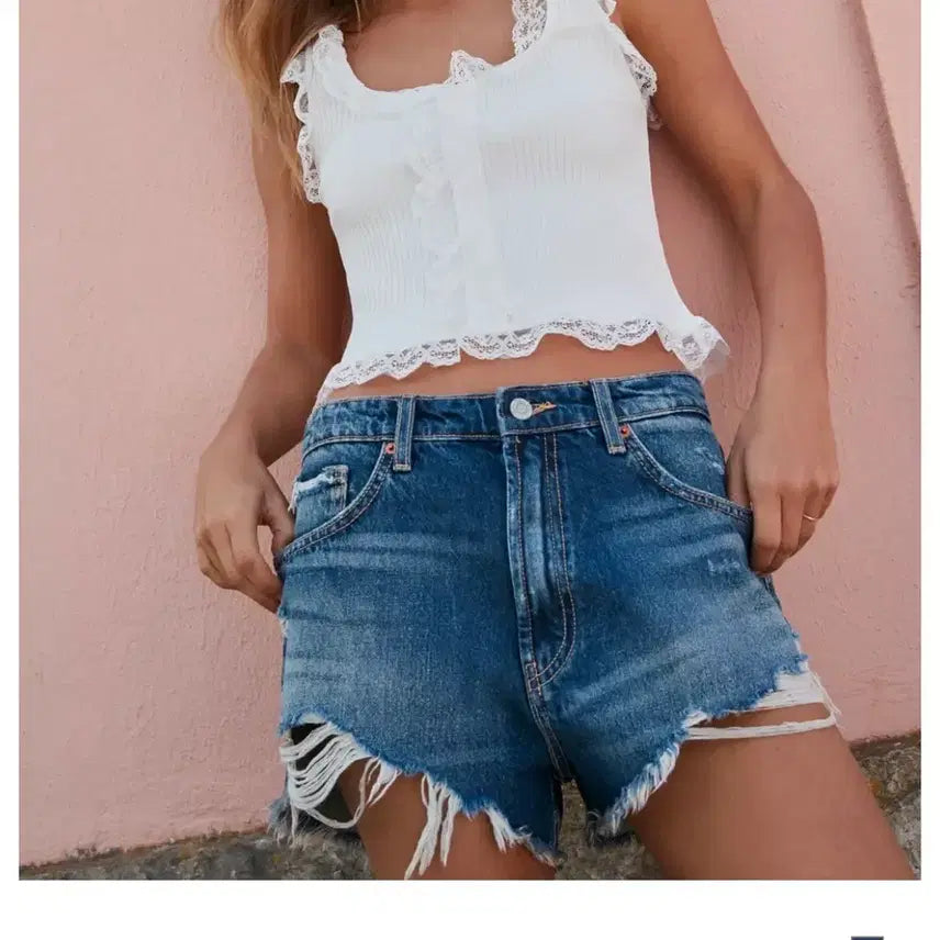 [BUNJANG] ZARA Denim Shorts L / 자라 데님 쇼츠 L