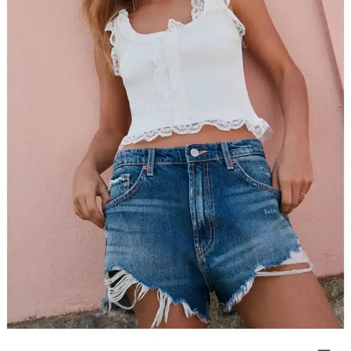 [BUNJANG] ZARA Denim Shorts L / 자라 데님 쇼츠 L