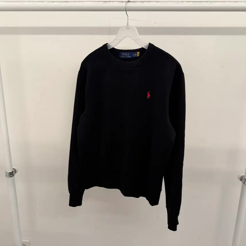 [BUNJANG] Polo Ralph Lauren QR Code Sweatshirt / 폴로랄프로렌 신형 큐알 맨투맨