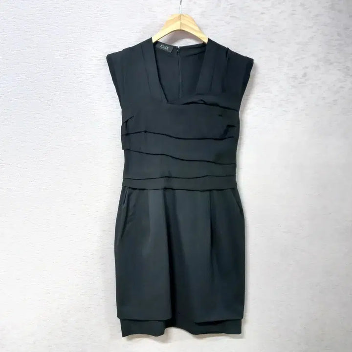 [BUNJANG] B2-26 Black Silk Dress / B2-26/타임 블랙 실크원피스 여성