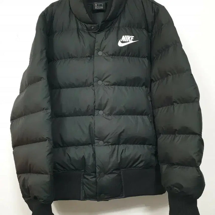 [BUNJANG] Nike Black Down Fill Bomber Jacket (M) / 나이키 검정색 다운 필 봄버 자켓 오리털 M사이즈