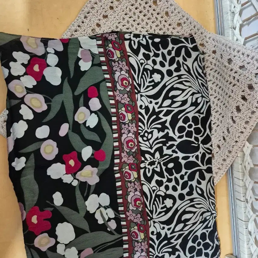 [BUNJANG] FD 100% Silk Long Scarf / FD정품실크100%롱스카프