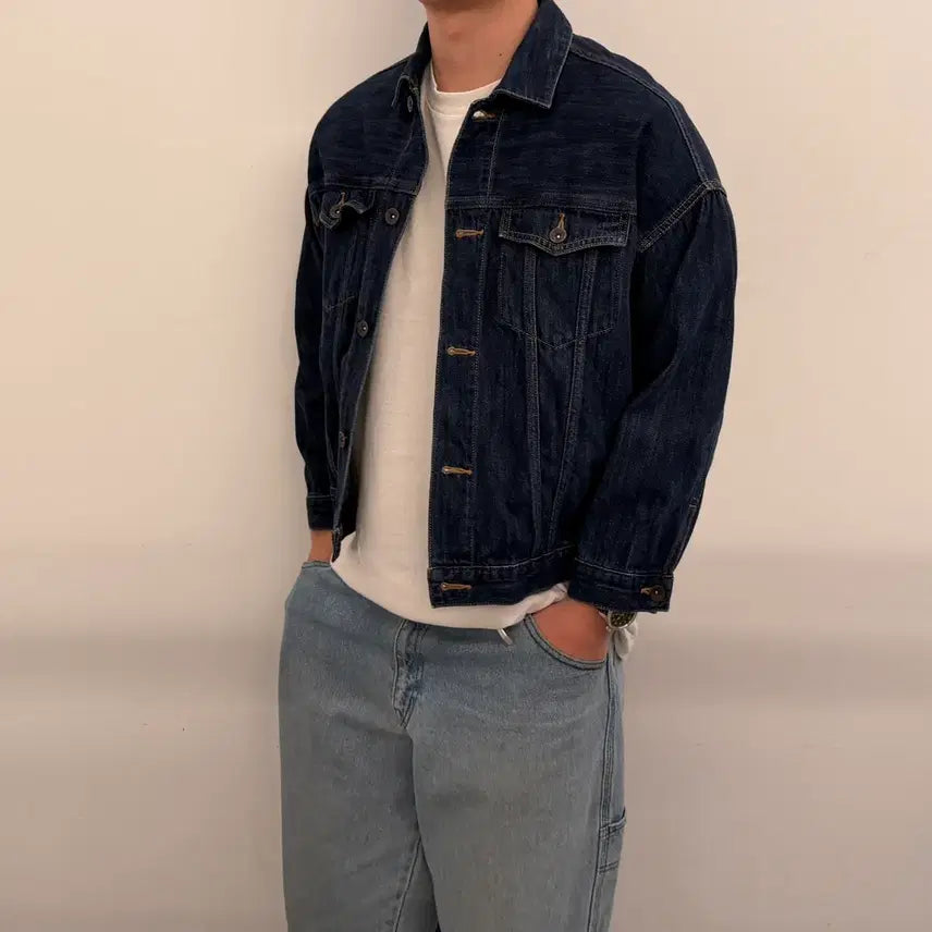 [BUNJANG] Niko and... Denim Trucker Jacket / 니코앤드 데님 트러커 자켓