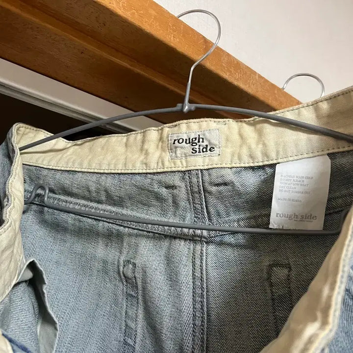 [BUNJANG] Roughside 24FW Drape Denim Bleach 2 / 러프사이드 24fw 드레이프 데님 블리치 2