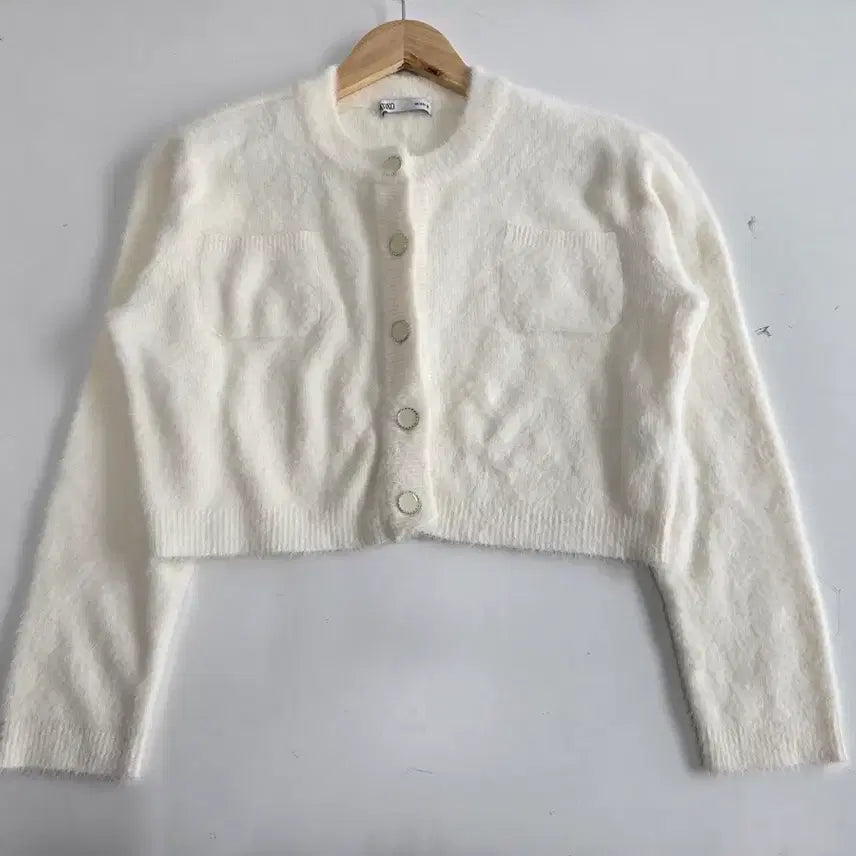 [BUNJANG] MISO Angora Cardigan Ivory M Size / 미쏘 앙고라 가디건 아이보리 M사이즈