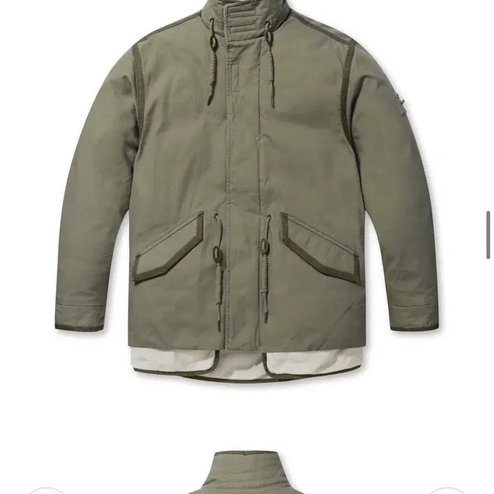 [BUNJANG] Series Goose Down Short Parka Jacket / series  시리즈 구스다운 숏 야상 점퍼