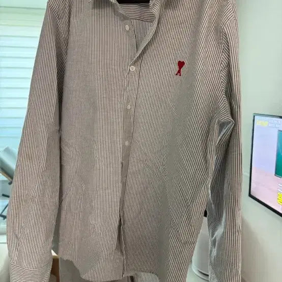 [BUNJANG] BTS Stripe Shirt / 아미 스트라이프셔츠 43사이즈