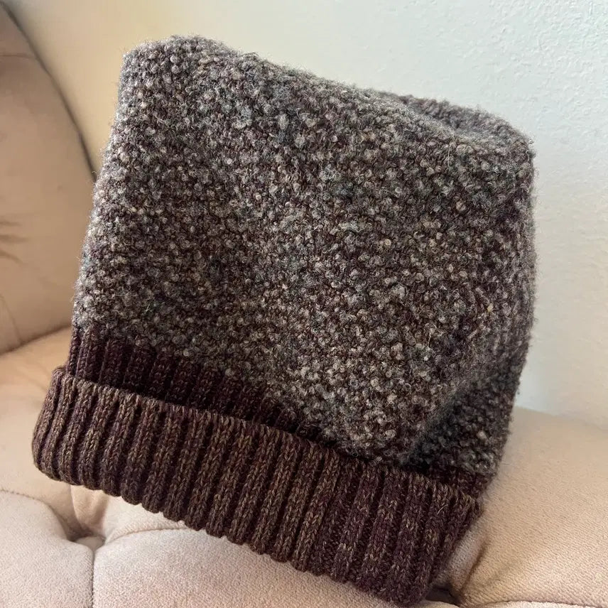 [BUNJANG] FURINA Brown Wool Knit Beanie / 프리나 FURINA  브라운 울니트모자 니트비니