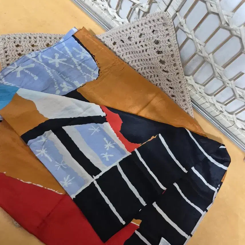 [BUNJANG] ZISEN Silk Long Scarf / 지센정품실크100%롱스카프