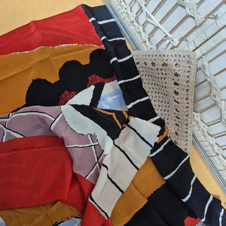 [BUNJANG] ZISEN Silk Long Scarf / 지센정품실크100%롱스카프