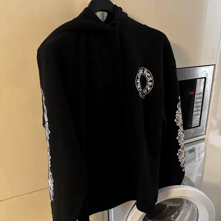 [BUNJANG] Chrome Hearts Floral Horseshoe Hoodie L / 크롬하츠 플로랄 홀스슈 후드티 L 라지