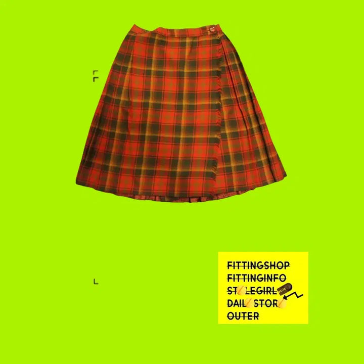 [BUNJANG] Vintage Skirt - Checkered Mini Skirt / 2087 미니스커트미니치마 주름치마 체크치마 빈티지스커트 롱스커트 롱치마
