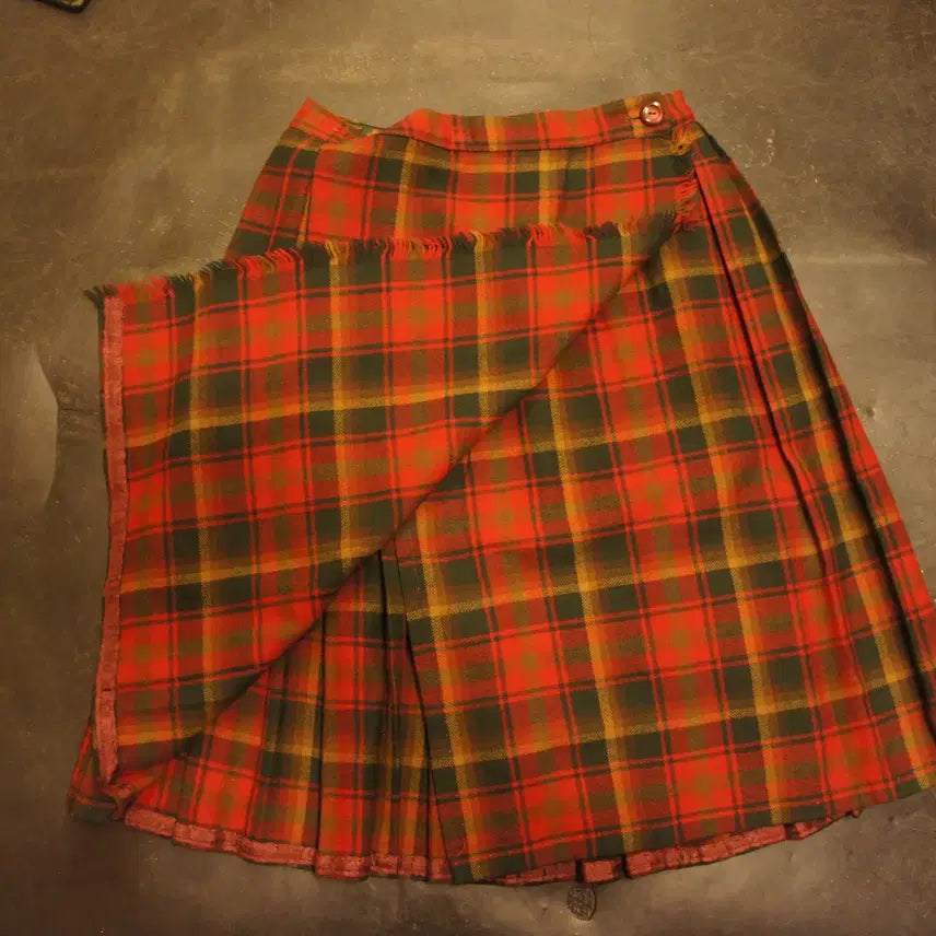 [BUNJANG] Vintage Skirt - Checkered Mini Skirt / 2087 미니스커트미니치마 주름치마 체크치마 빈티지스커트 롱스커트 롱치마