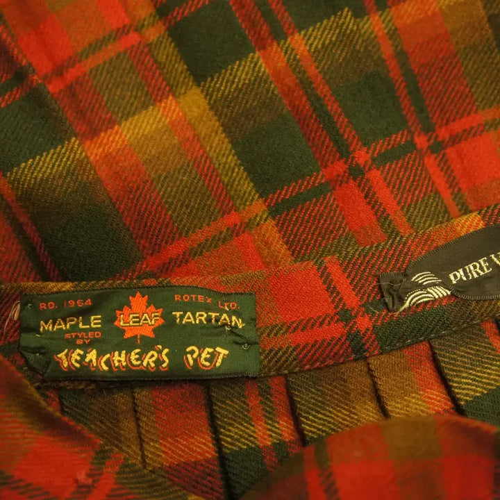 [BUNJANG] Vintage Skirt - Checkered Mini Skirt / 2087 미니스커트미니치마 주름치마 체크치마 빈티지스커트 롱스커트 롱치마