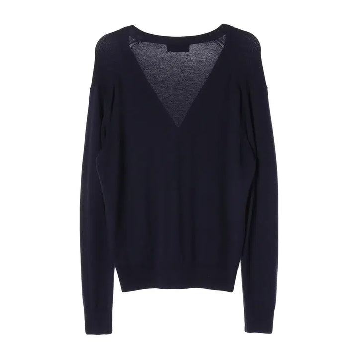 [BUNJANG] Maison Kitsune Tricolor Fox Patch Wool Cardigan / 메종키츠네 트리컬러 폭스 패치 울 100% 가디건