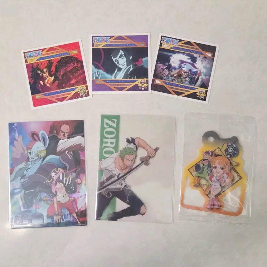 [BUNJANG] One Piece Card Sticker Acrylic Goods Bundle / 원피스 카드 스티커 굿즈 모음